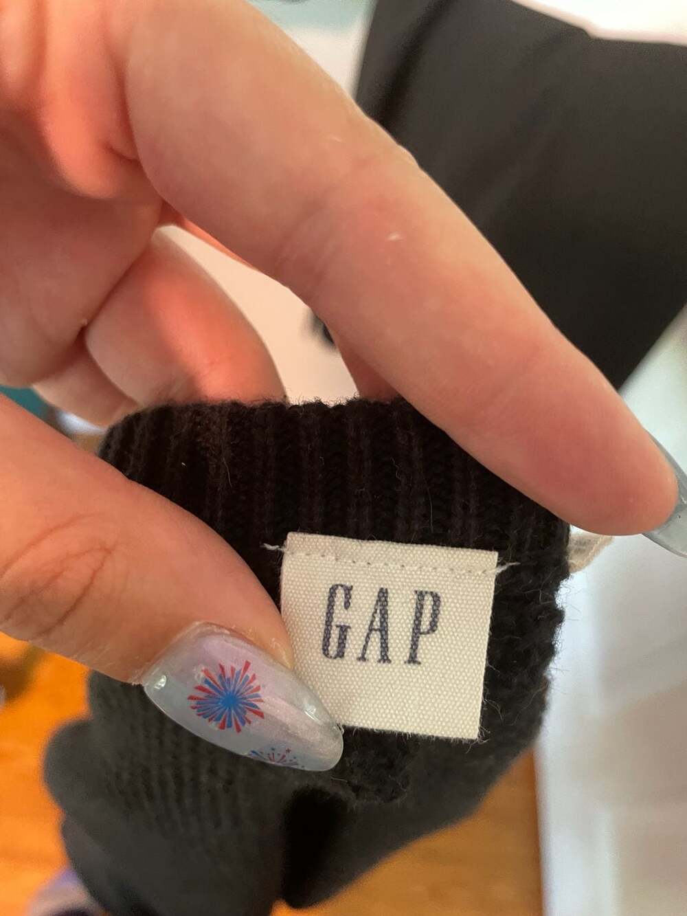 Gap Women's Black Cable Knit Cotton Sweater L - Picture 4 of 6